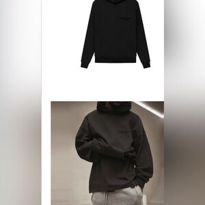 Essentials Charcoal Hoodie for Men